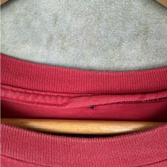 VTG 90s US Marines USMC T Shirt Sz XL Red Military Faded Single Stitch - Picture 6 of 9